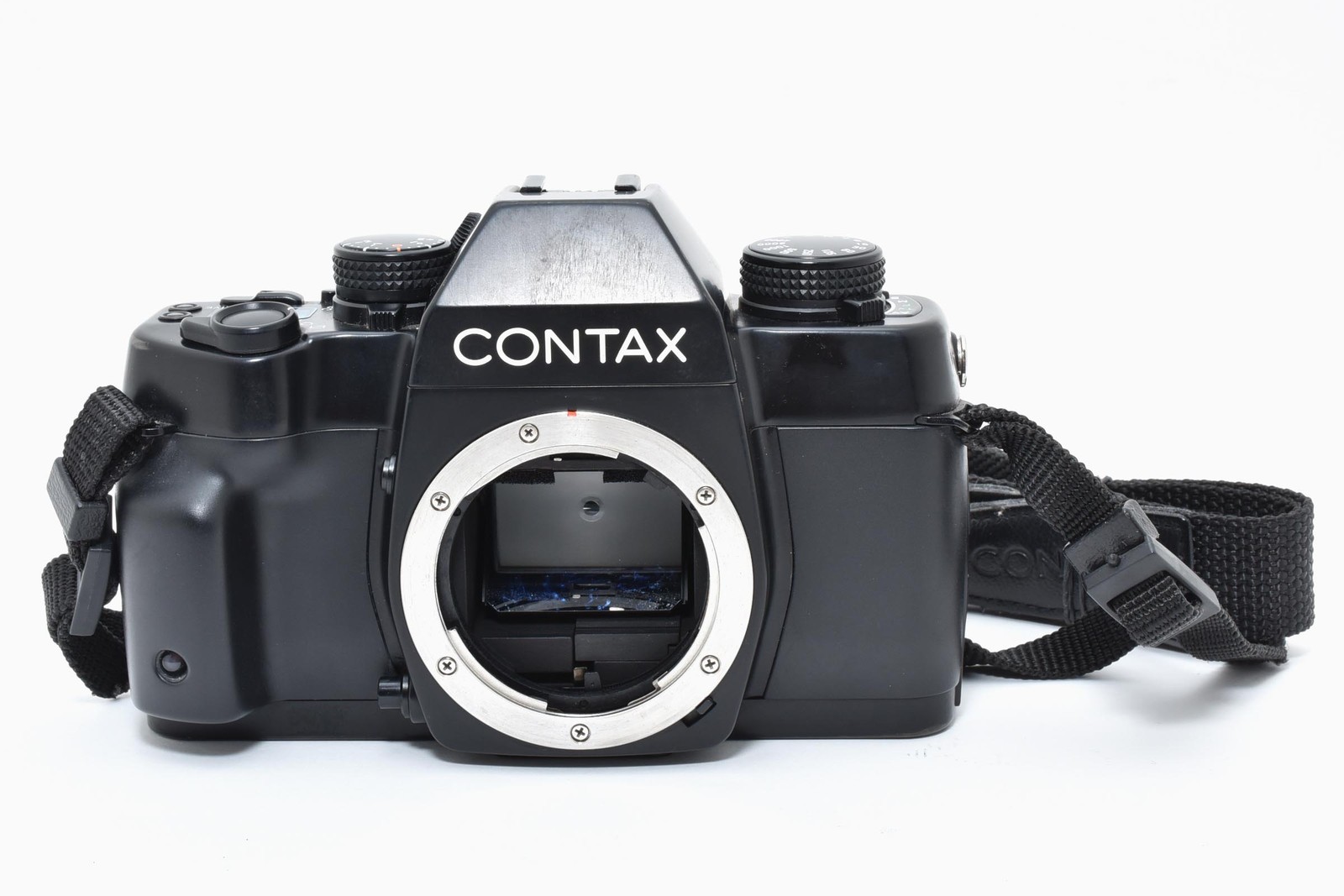 [MINT++ w/ Strap] Contax ST SLR 35mm Film Camera C/Y Mount Body Black From JAPAN