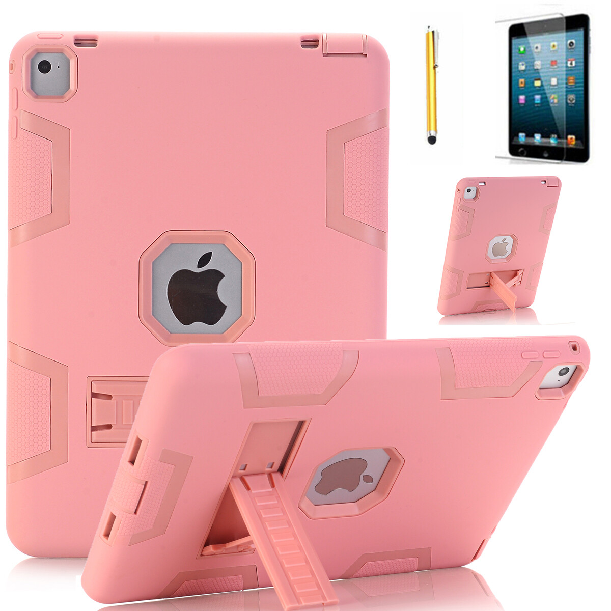 For iPad Air 1st Generation 9.7" Case Shockproof Heavy Duty+Screen Protector