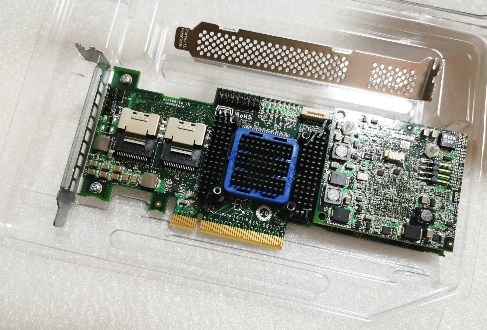 Adaptec Controller Raid 6805t 8 Port PCIE 2x8 512 Cache DDR2 ASR-6805T