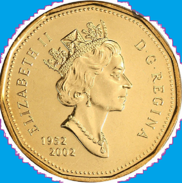 2002 Canada Loonie One Dollar Coin. UNC.Canadian $1 Loon. (RJ.)
