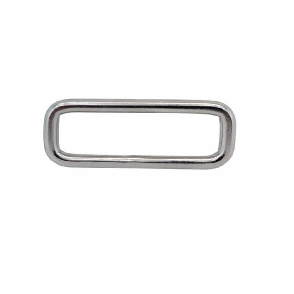 Mil Spec 3/16" x 2" Rectangular Ring Rectangle Link Loop T304 Stainless Steel