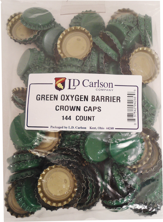 Beer Bottle Crown Caps - (Green) 144ct