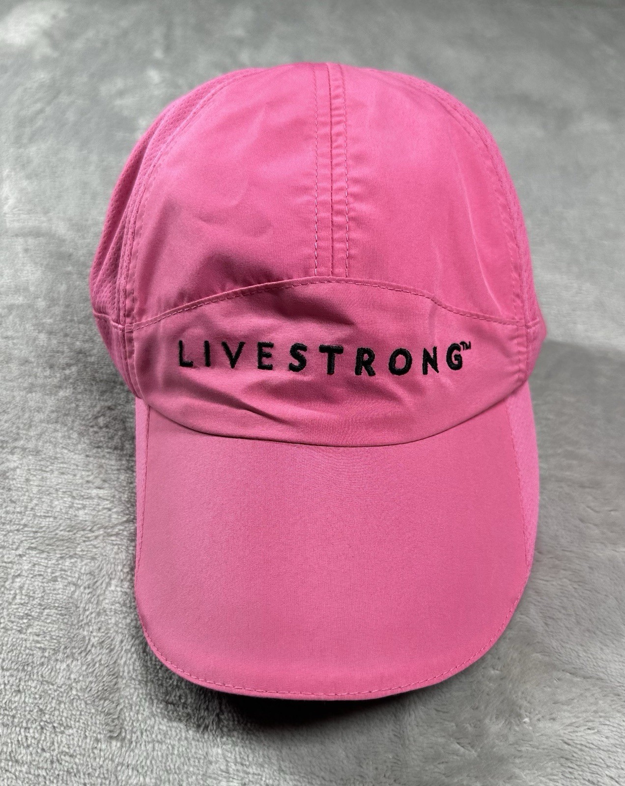 Nike Fit Dry Livestrong 7 Panel Running Hat Cap Strapback Women’s OS Pink 2009