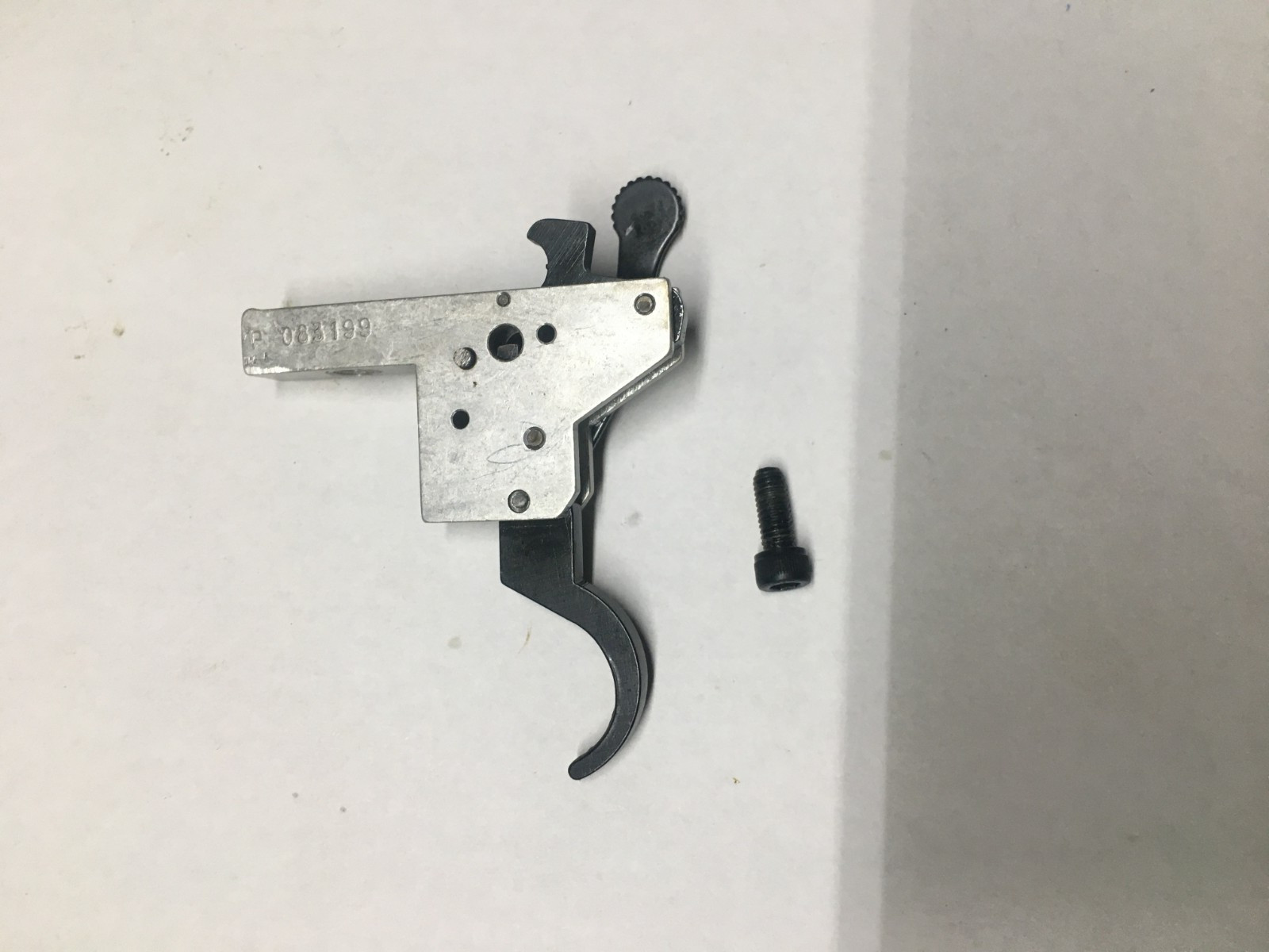 Knight American Muzzleloader Rifle Trigger Assembly with mounting screw