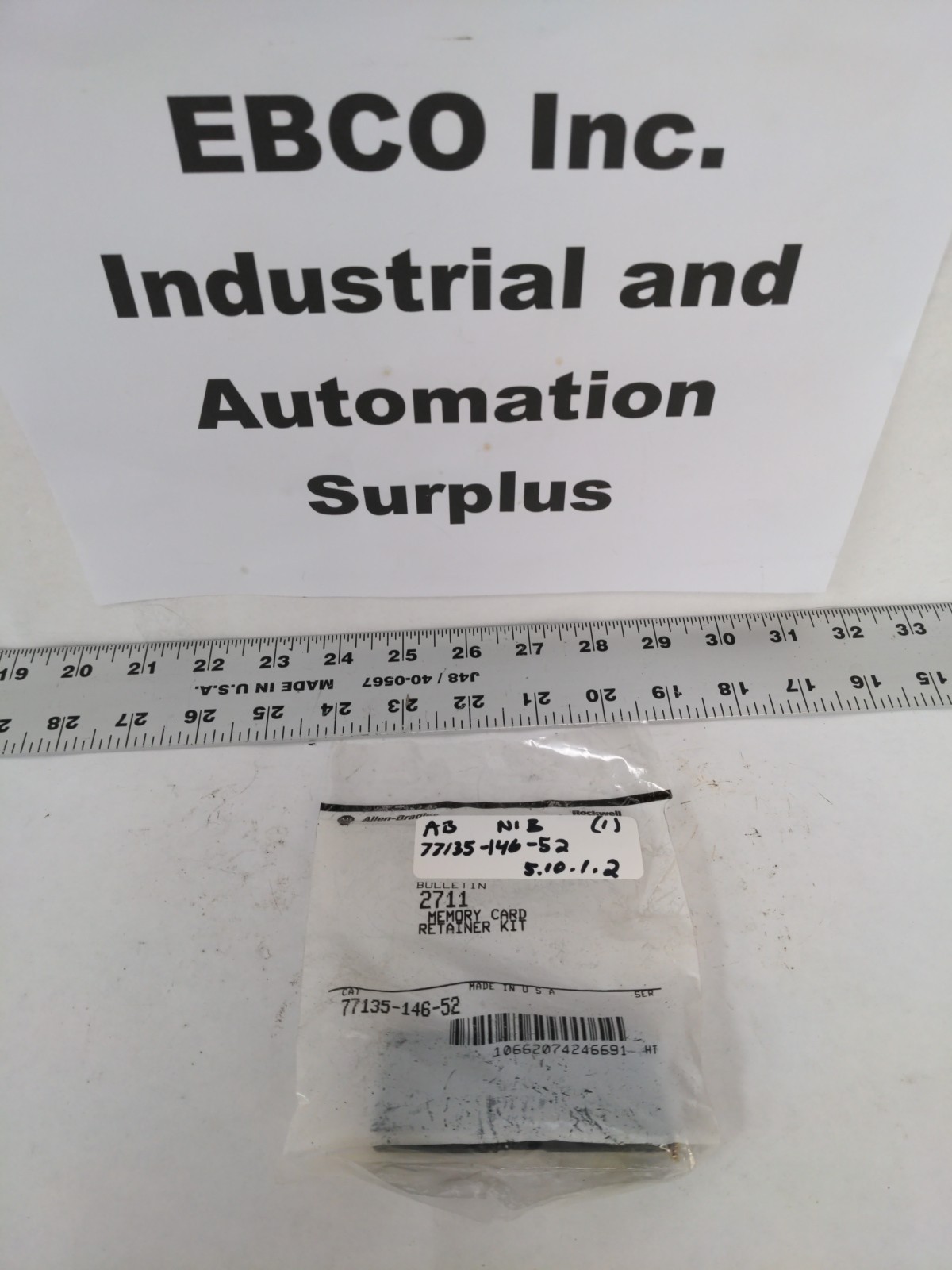 ALLEN BRADLEY 77135-146-52 MEMORY CARD RETAINER KIT NIB