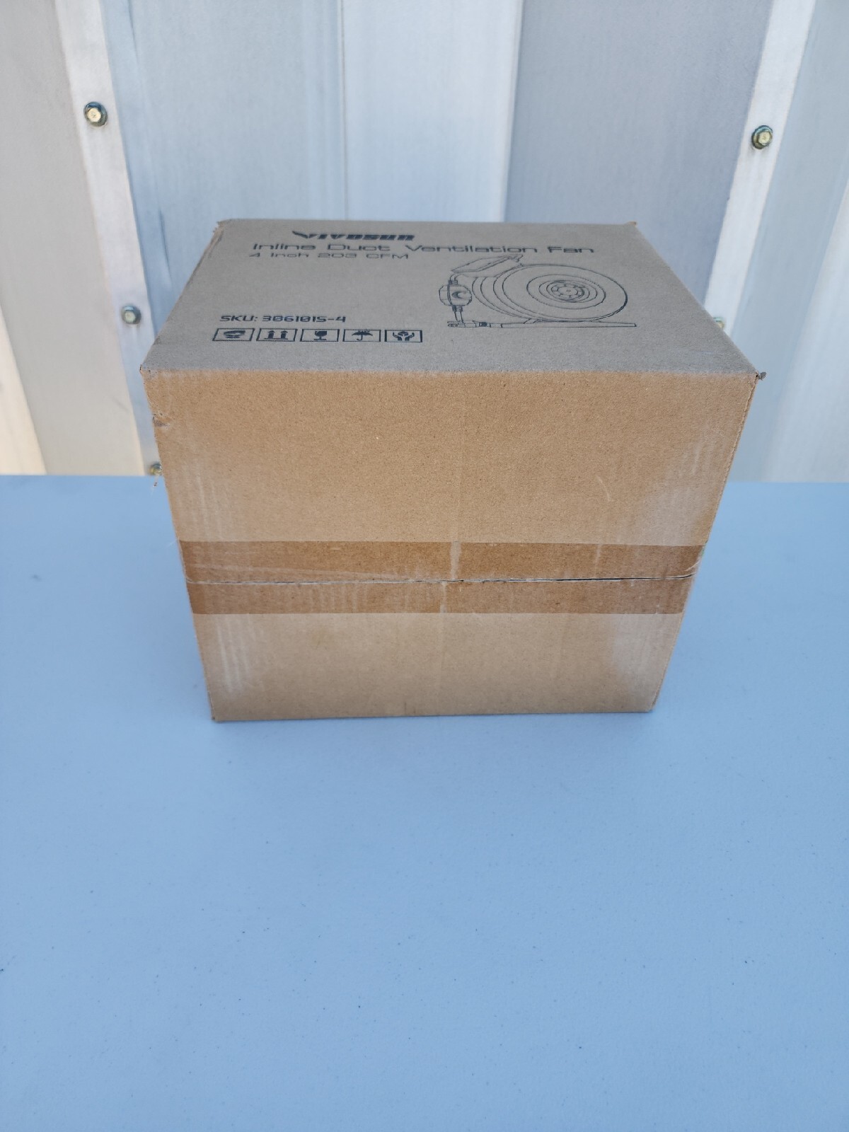 Vivosun Inline Duct Ventilation Fan with Variable Speed Controller 203 CFM 4"
