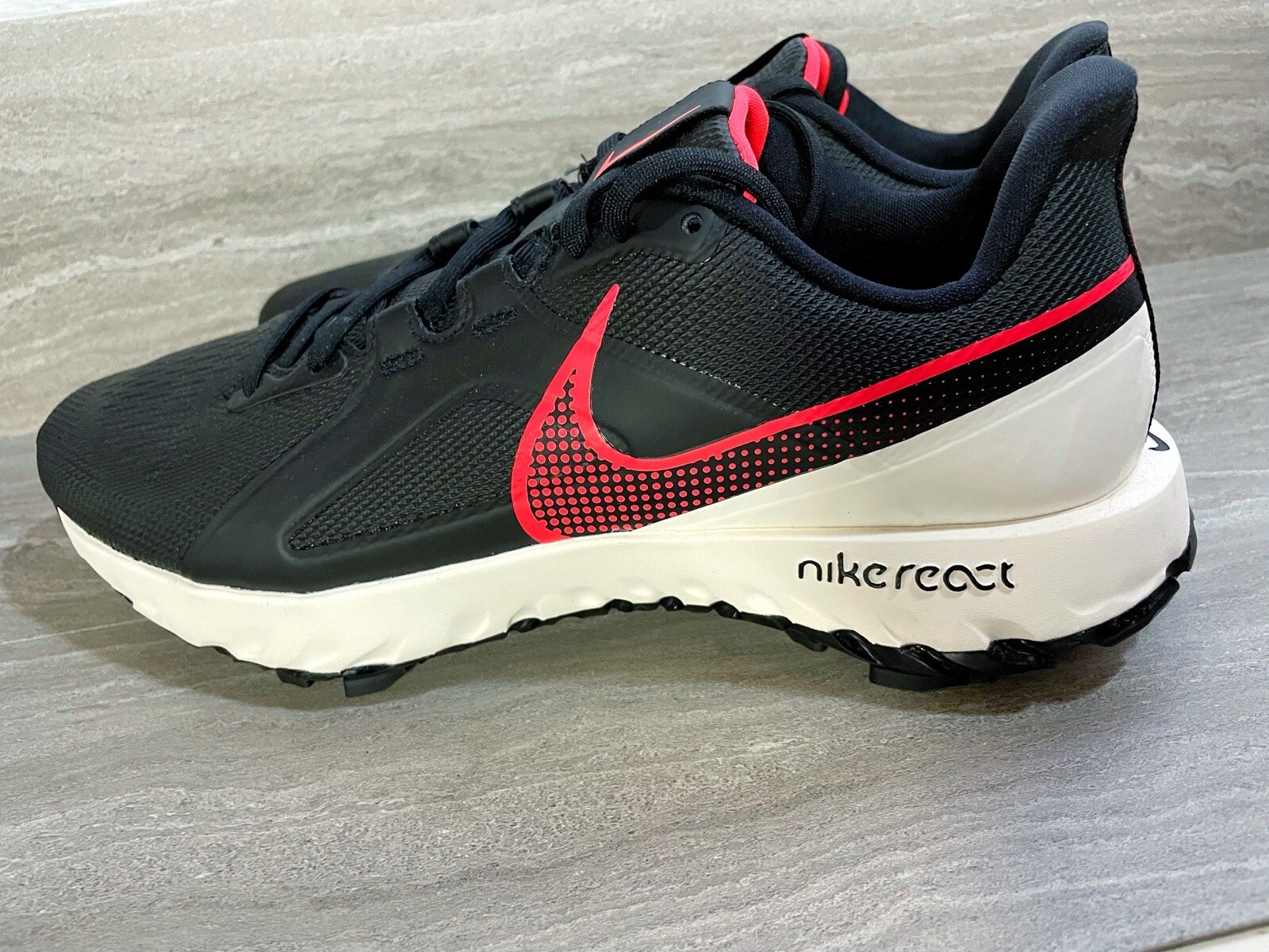 🔥Nike React Infinity Pro GOLF Shoes Mens Size 9.5 / CT6620-002 Black Crimson