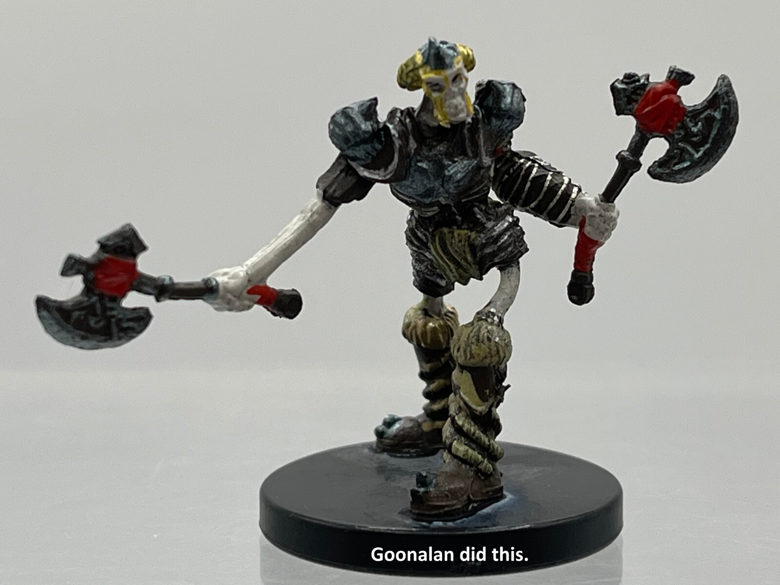 D&D Pathfinder Mini Eberron Last War 15 Karnathi Skeleton (Axes) UC