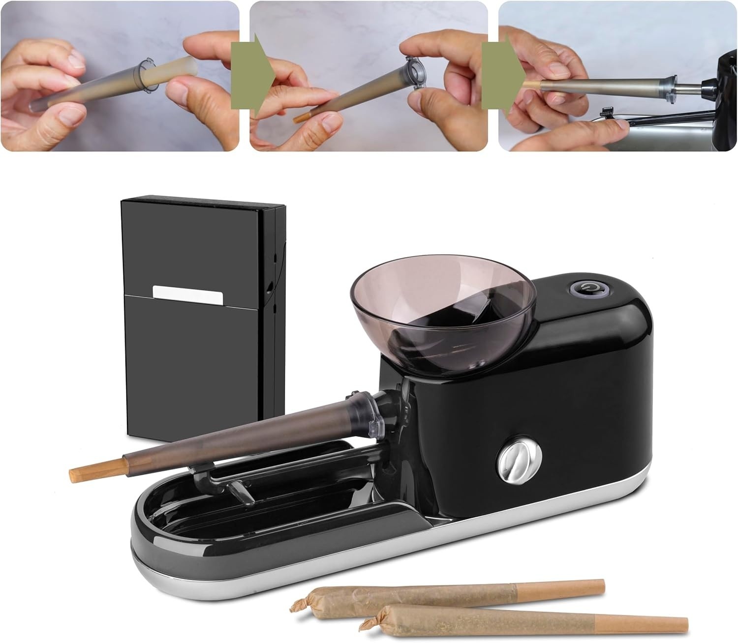 Multifunction Electric Pre Roll Machine with Essential Accessories - Ideal Gift