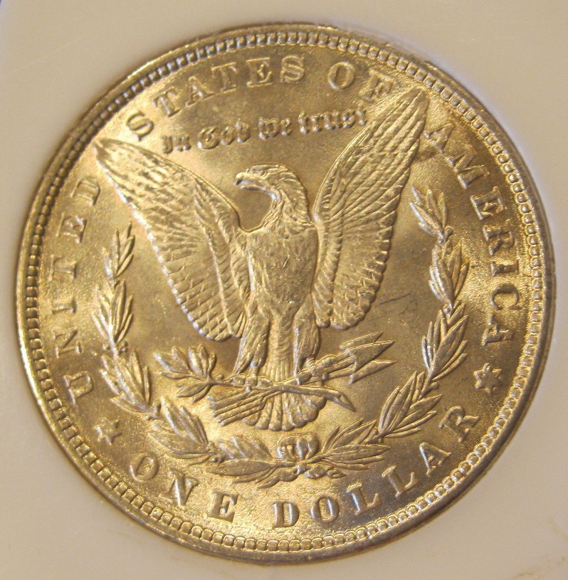 1889 Morgan silver dollar - Appears Uncirculated, cartwheel luster, 5201
