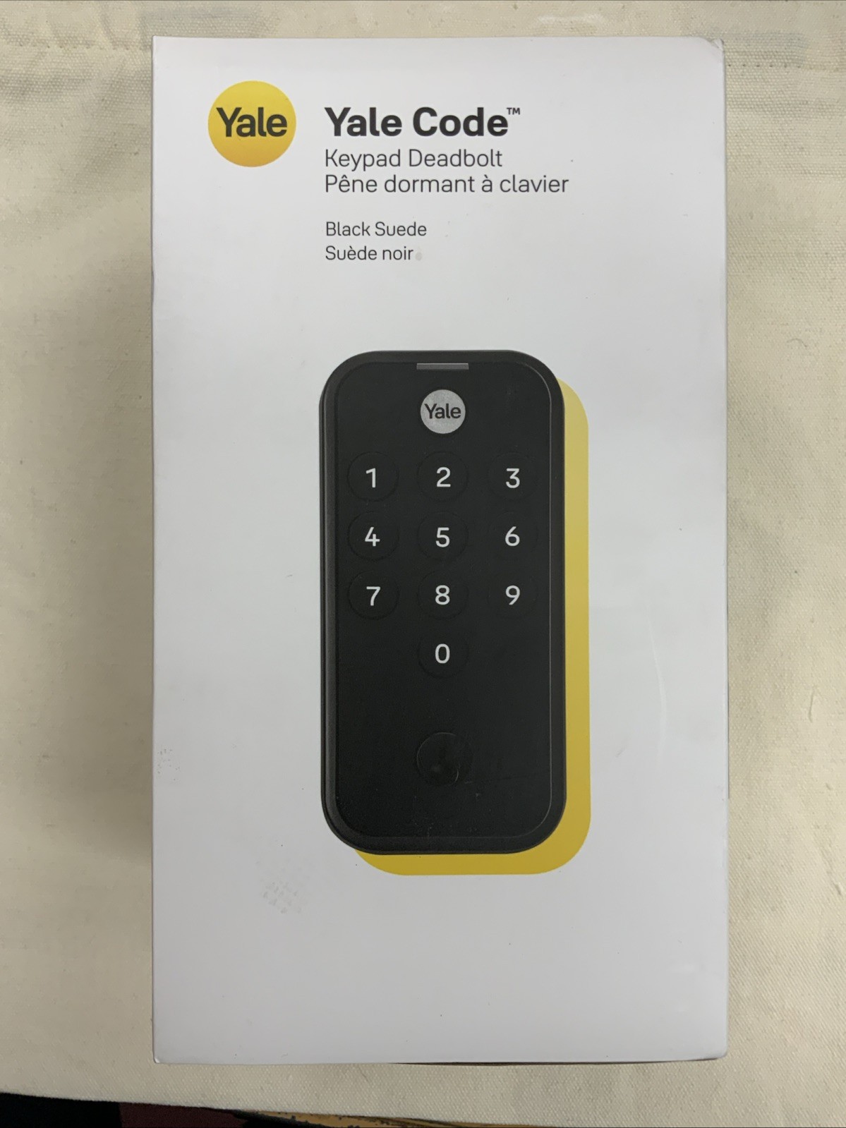 Yale Master Lock Electronic Keypad Deadbolt in Black Suede Finish | BRAND NEW
