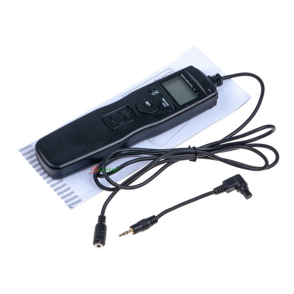 LCD Timer Remote Control Shutter Release for Canon EOS 5DIII 50D 40D 6D Camera