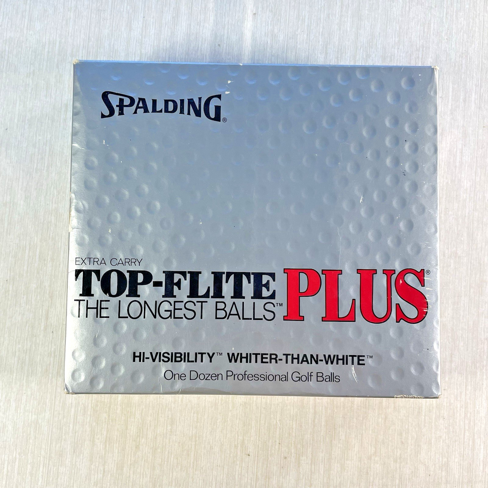 Spalding Top Flite Plus Pack Of 12 Unused Whiter Than White Golf Balls