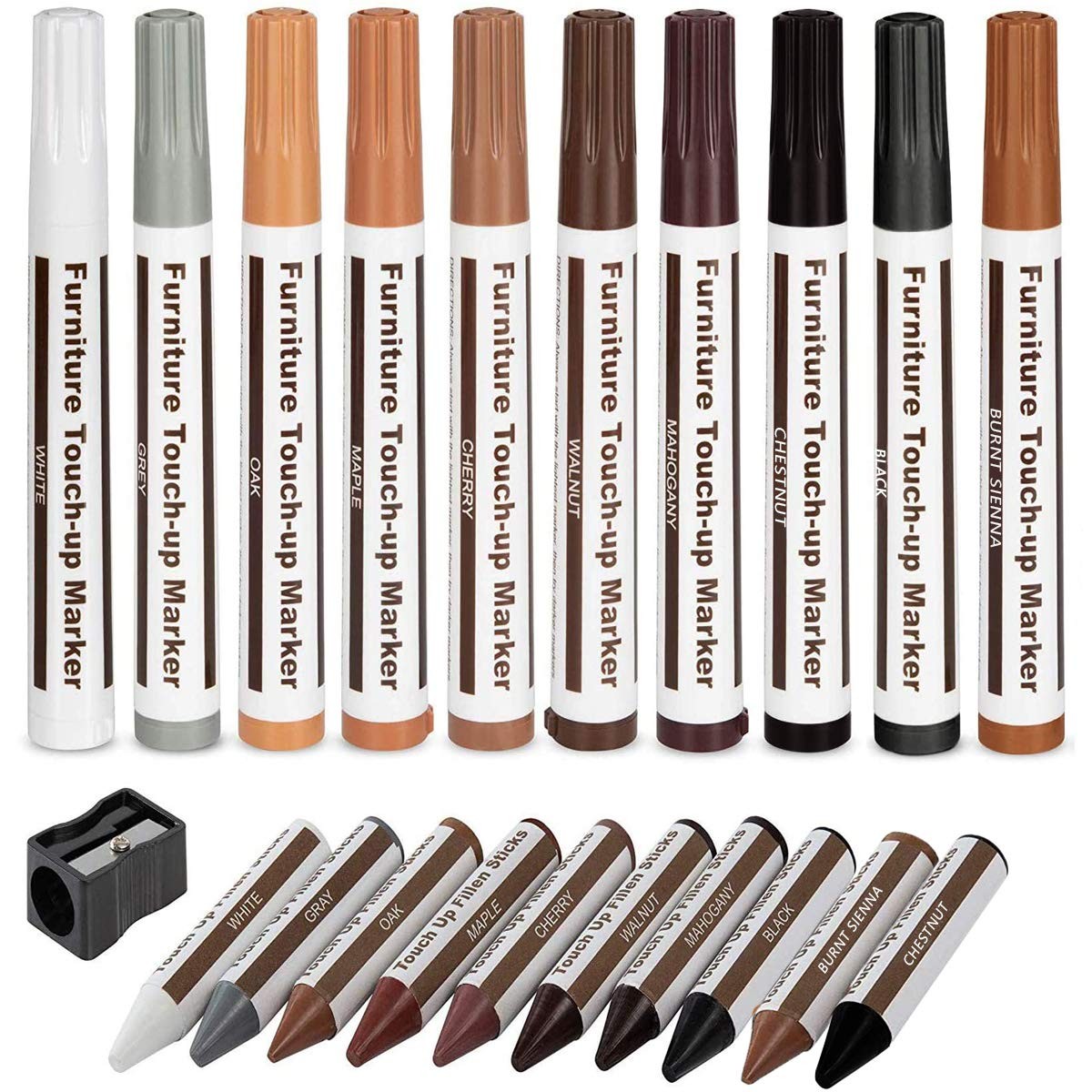 DAIXISM Furniture Repair Kit Wood Markers Wax Sticks, for 21 Piece Set, OAK