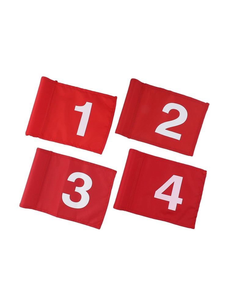 Nylon For Golf Target Flags 4 Pack Designed to Help Gauge Accurately
