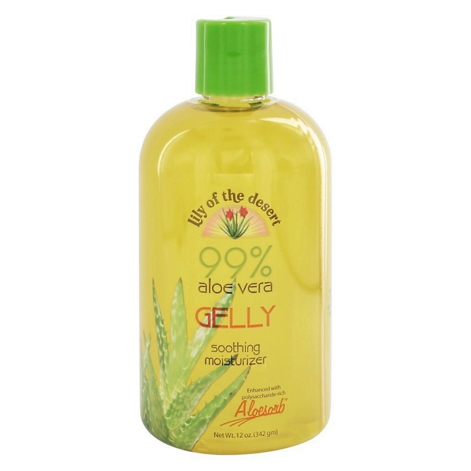 Lily of The Desert Aloe Vera Gelly Soothing Moisturizer, 12 Ounce