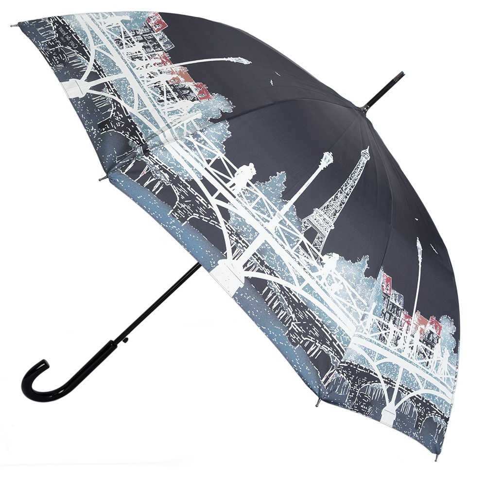 Guy de Jean Artist Bridge Sun Lux Pagode Umbrella Black