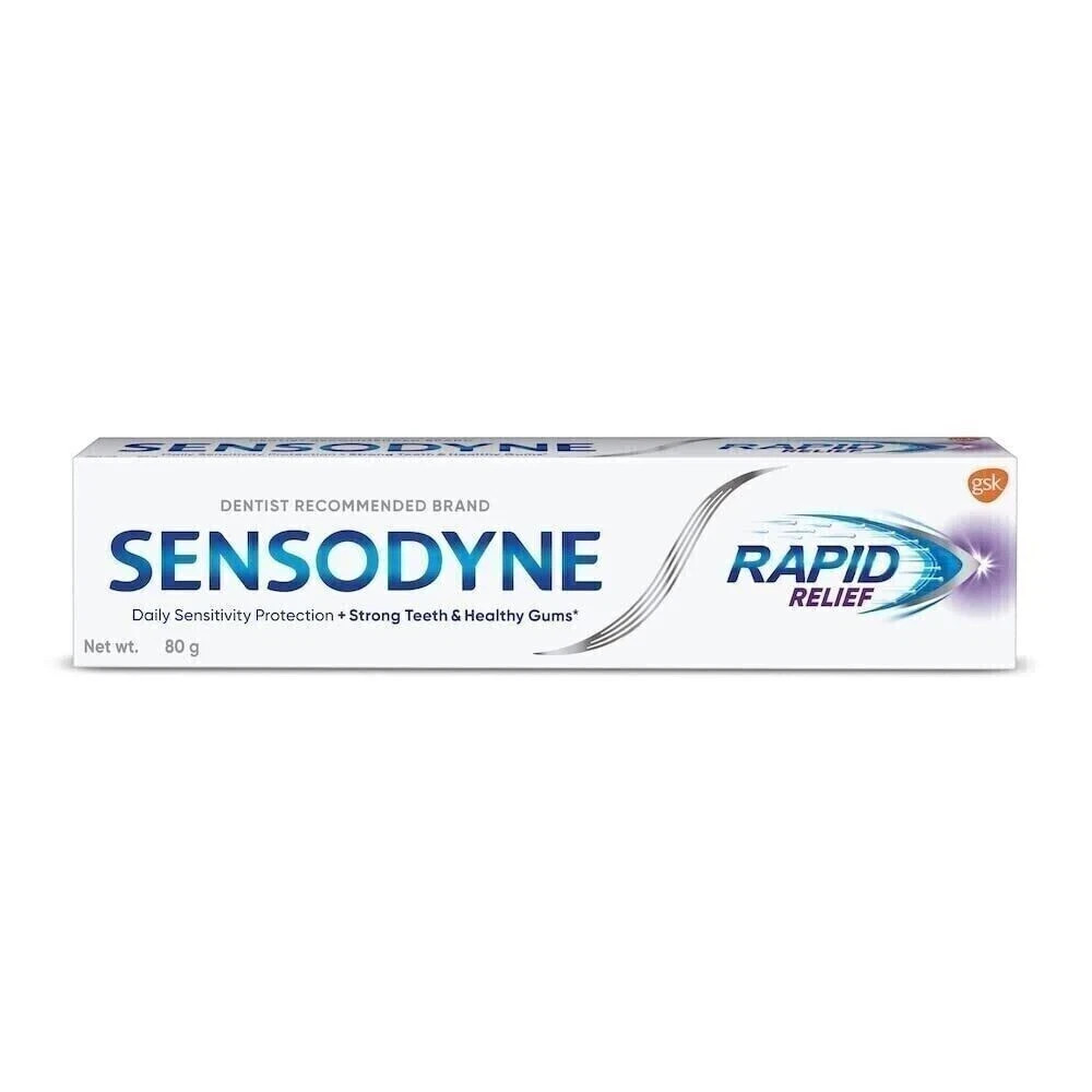 Sensodyne Toothpaste Rapid Relief great Sensitivity manager 🦷 (5x80g) FREE SHIP