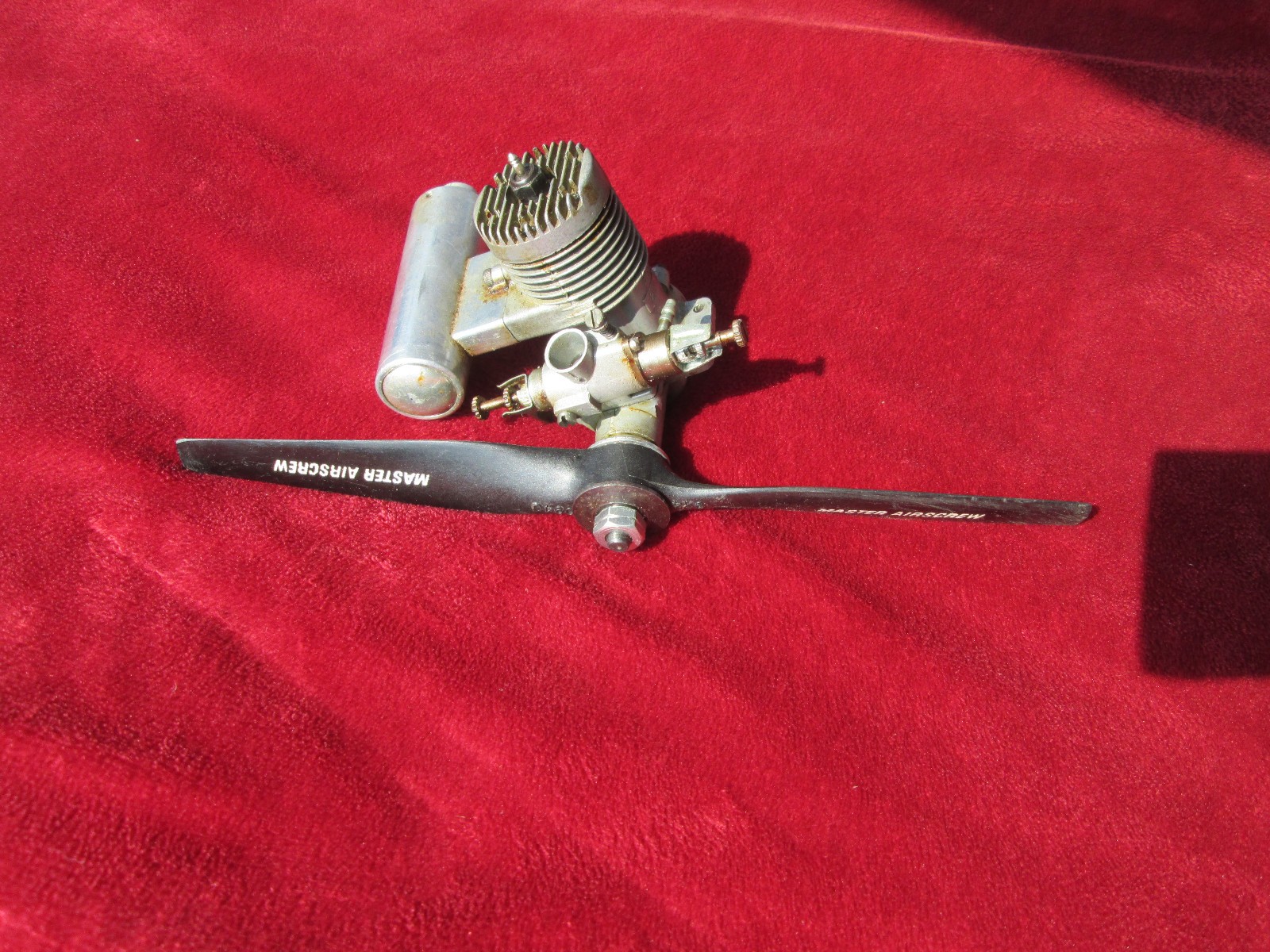 FOX 25 R/C MODEL AIRPLANE BOAT CAR TEATHER ENGINE MUFFLER PROPELLER