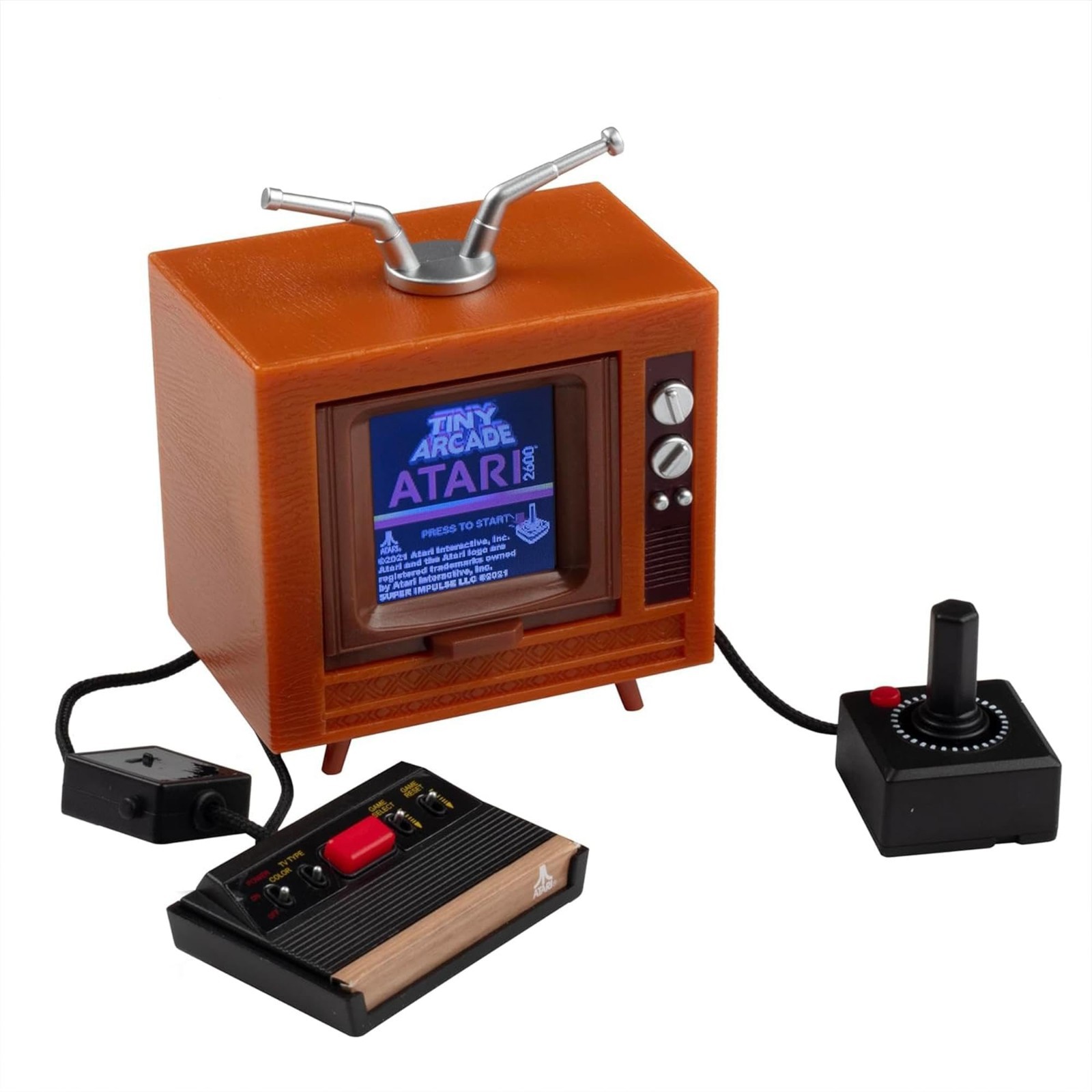 Mini Retro Arcade Console 3.5” Portable Gaming System with 10 Classic Games - Gi