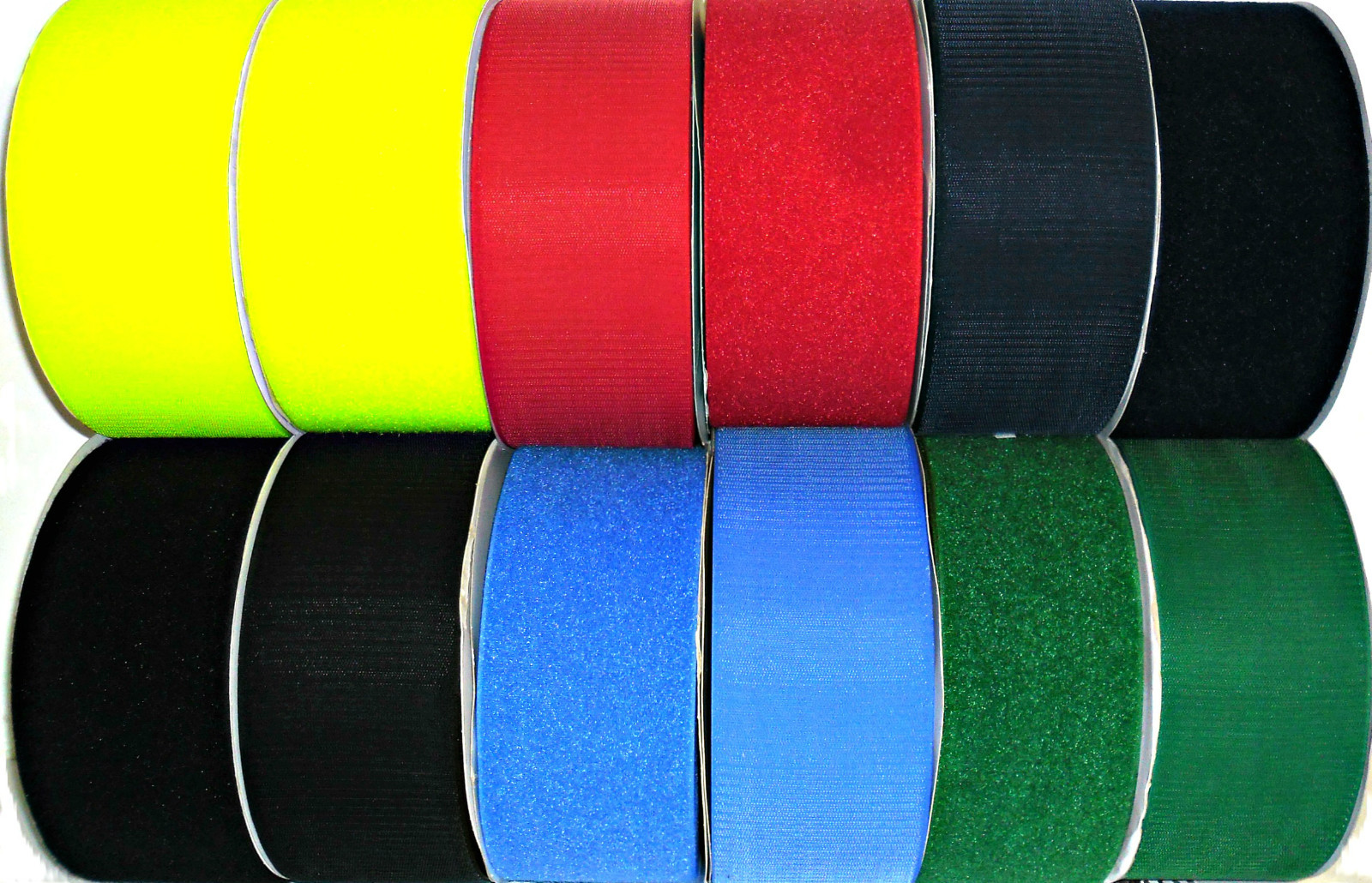HQG, 4"/100MM SEW ON HOOK & LOOP FASTENERS VARIOUS COLS & DIFF LENGTHS