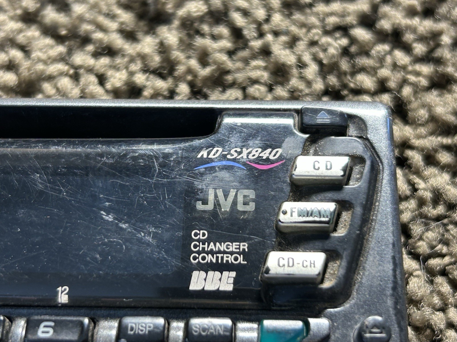 JVC KD-SX840 Faceplate *Untested*