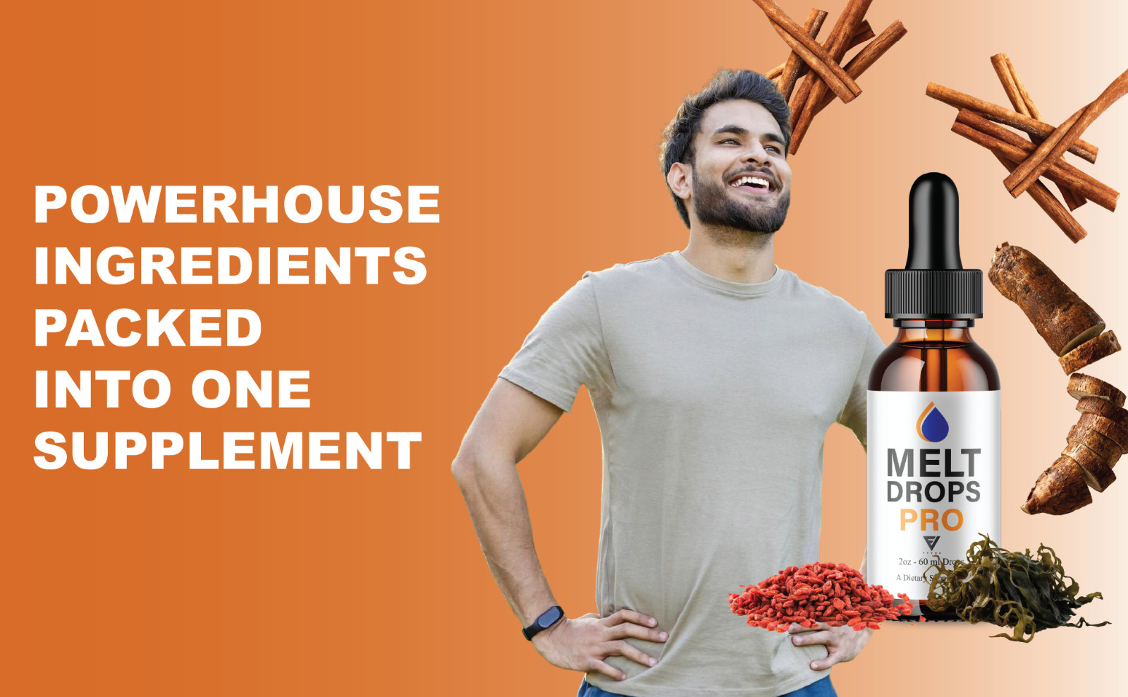(2 Pack) Melt Drops Pro Supplement, Melt Drops Pro Weight Management (4oz)