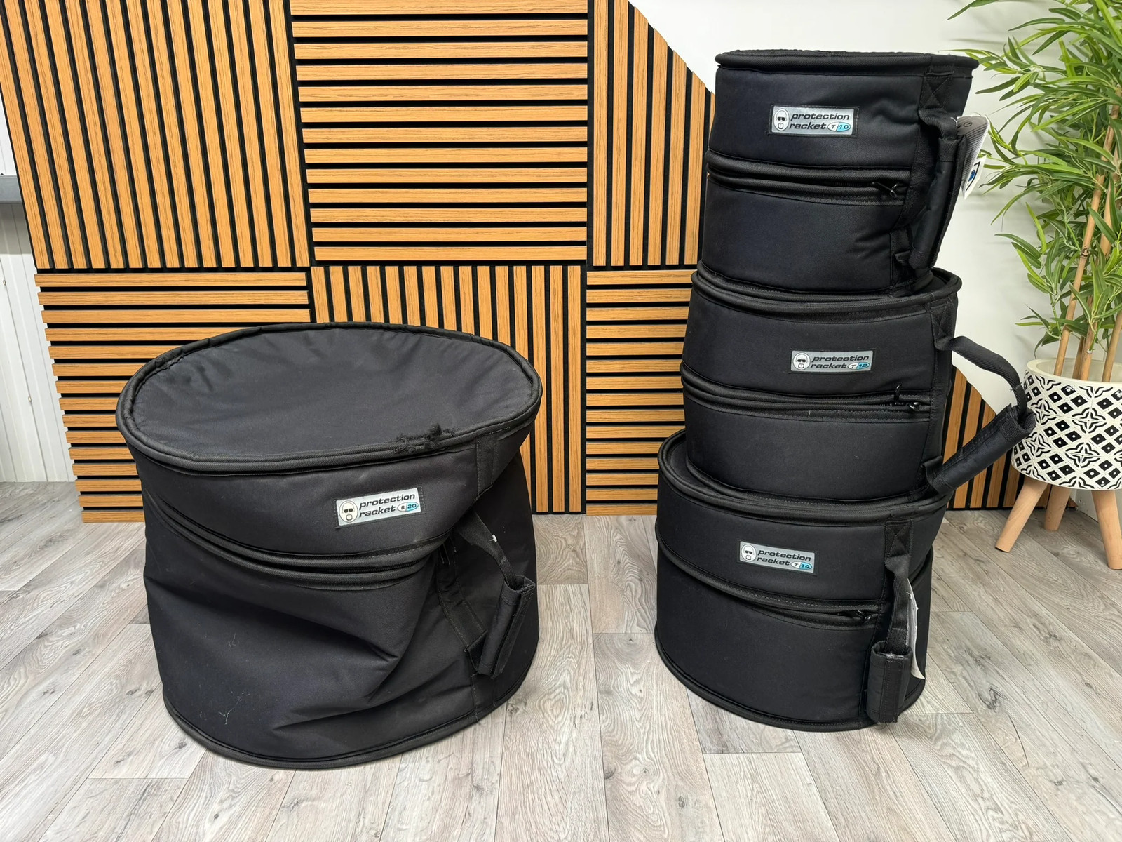Protection Racket Drum Case Set x4 / Carry Case / Protection Cases #WK51