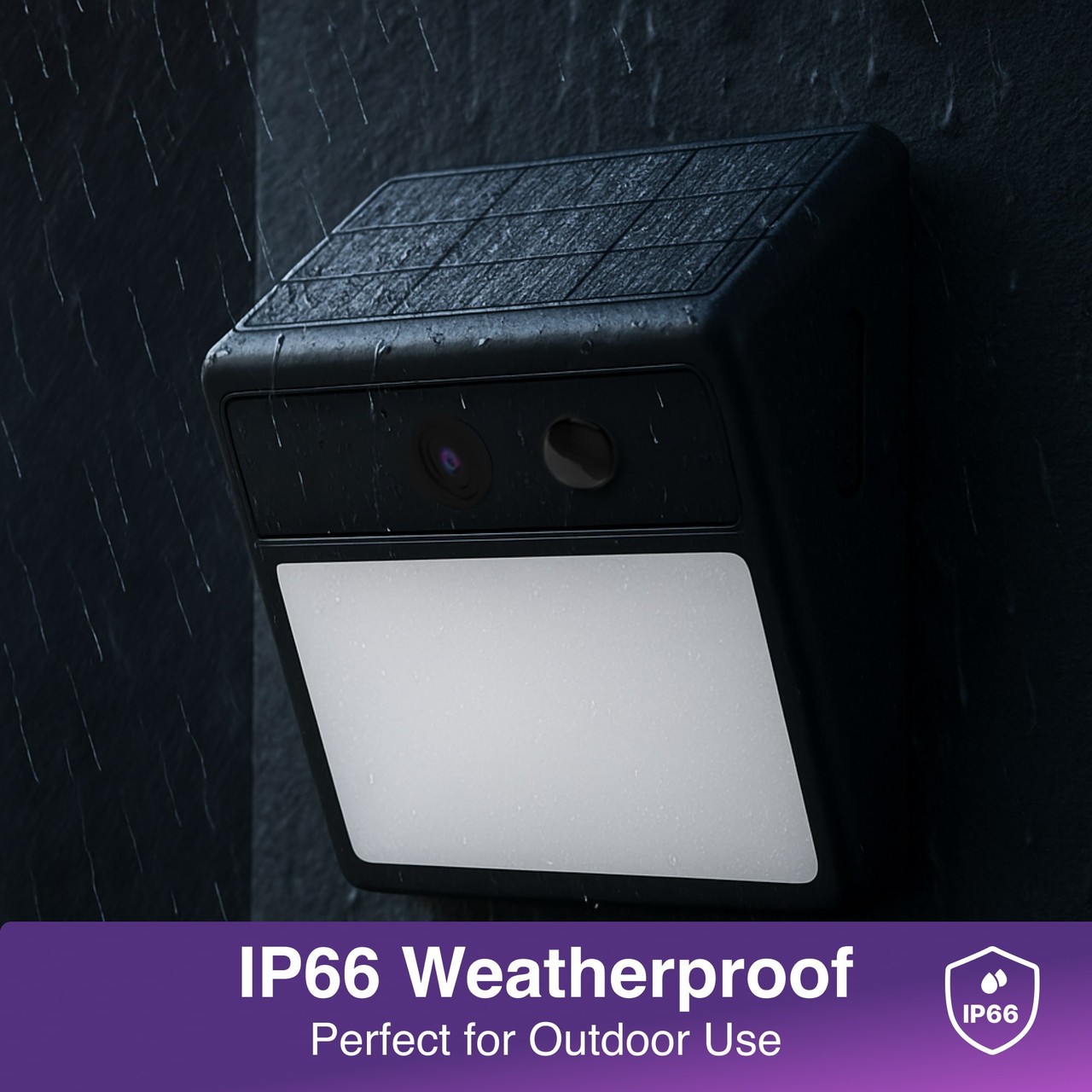 Laser Outdoor Wall Light Camera Twin Pack with Solar Power Security