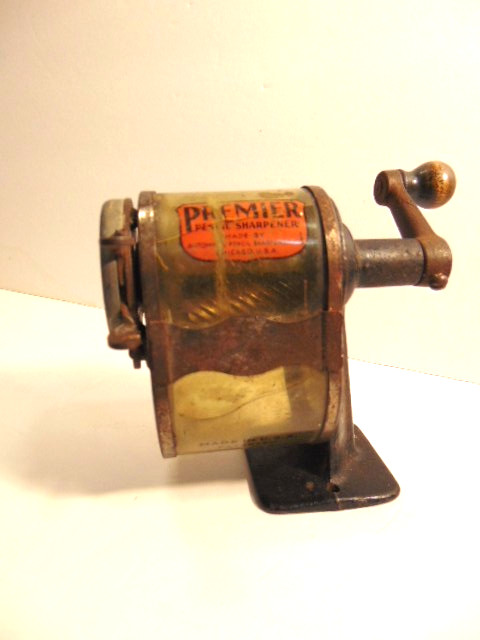 vintage Premier desk top Pencil Sharpener