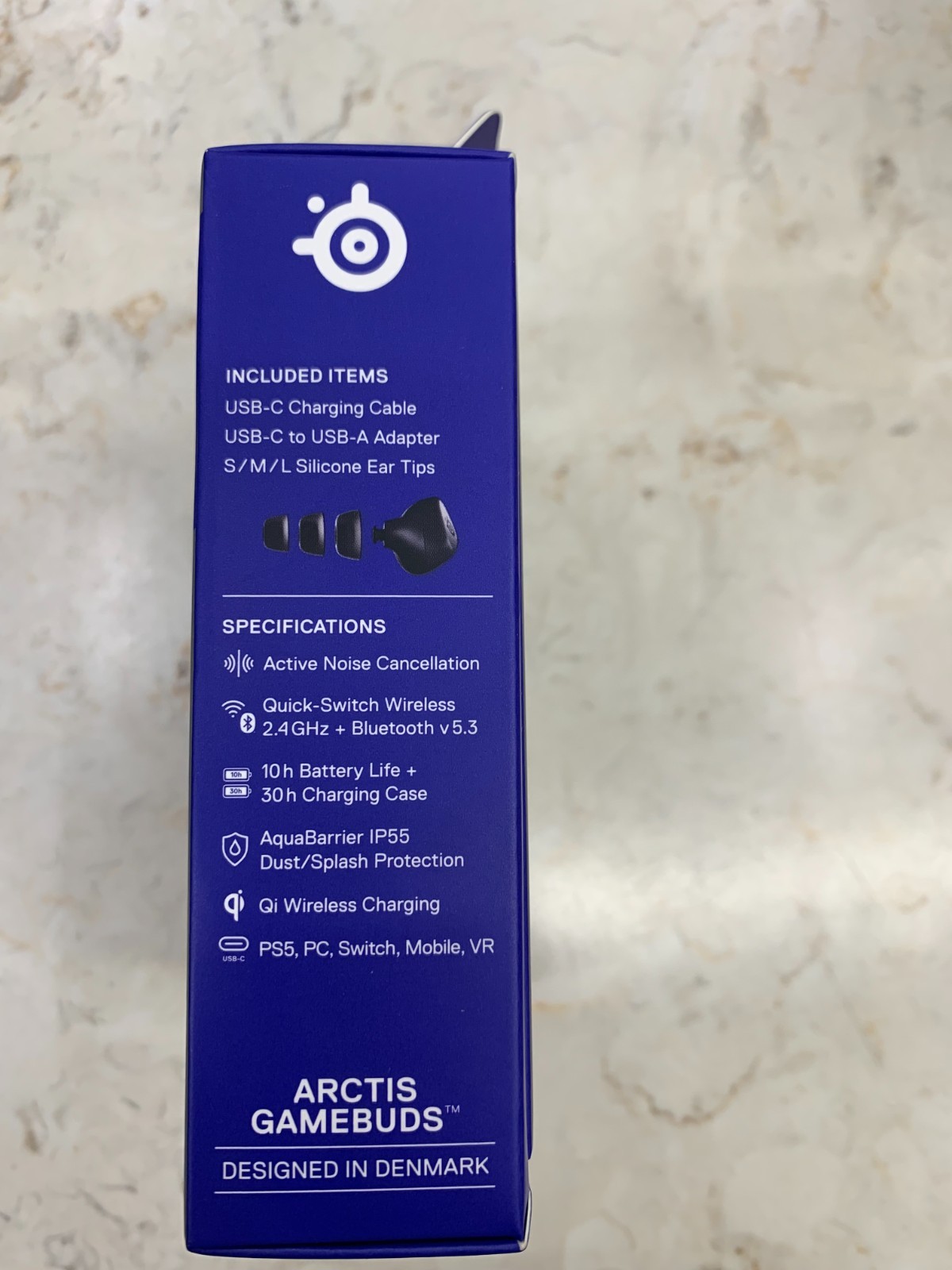 Steelseries Artics Gamebuds Wireless Gaming Earbuds with Charging Case