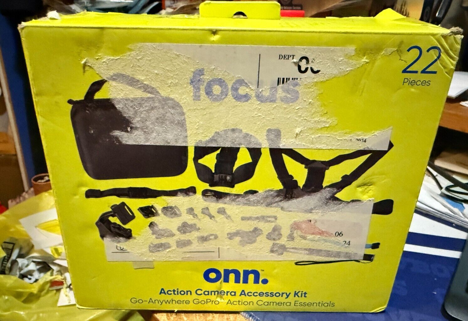 Onn Focus Action Camera Accessory Kit For GOPRO And Other Action Cameras