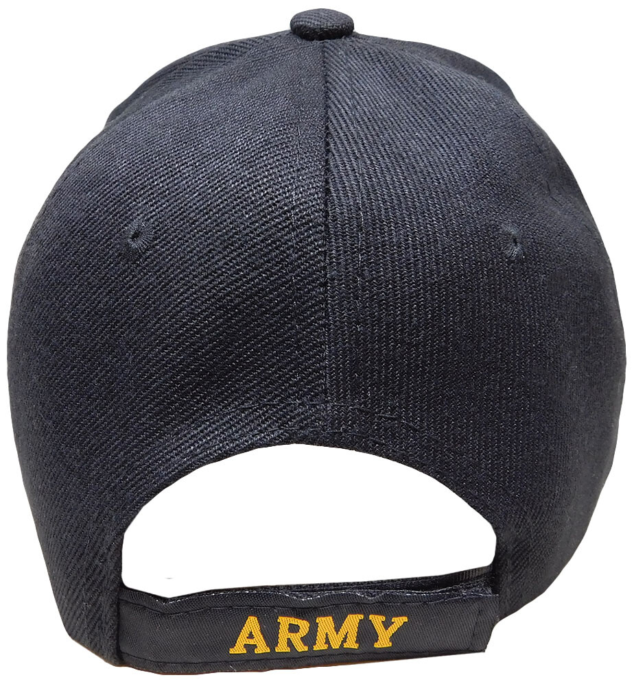 U.S. Army, Disabled Veteran, Emblem on bill, black hat