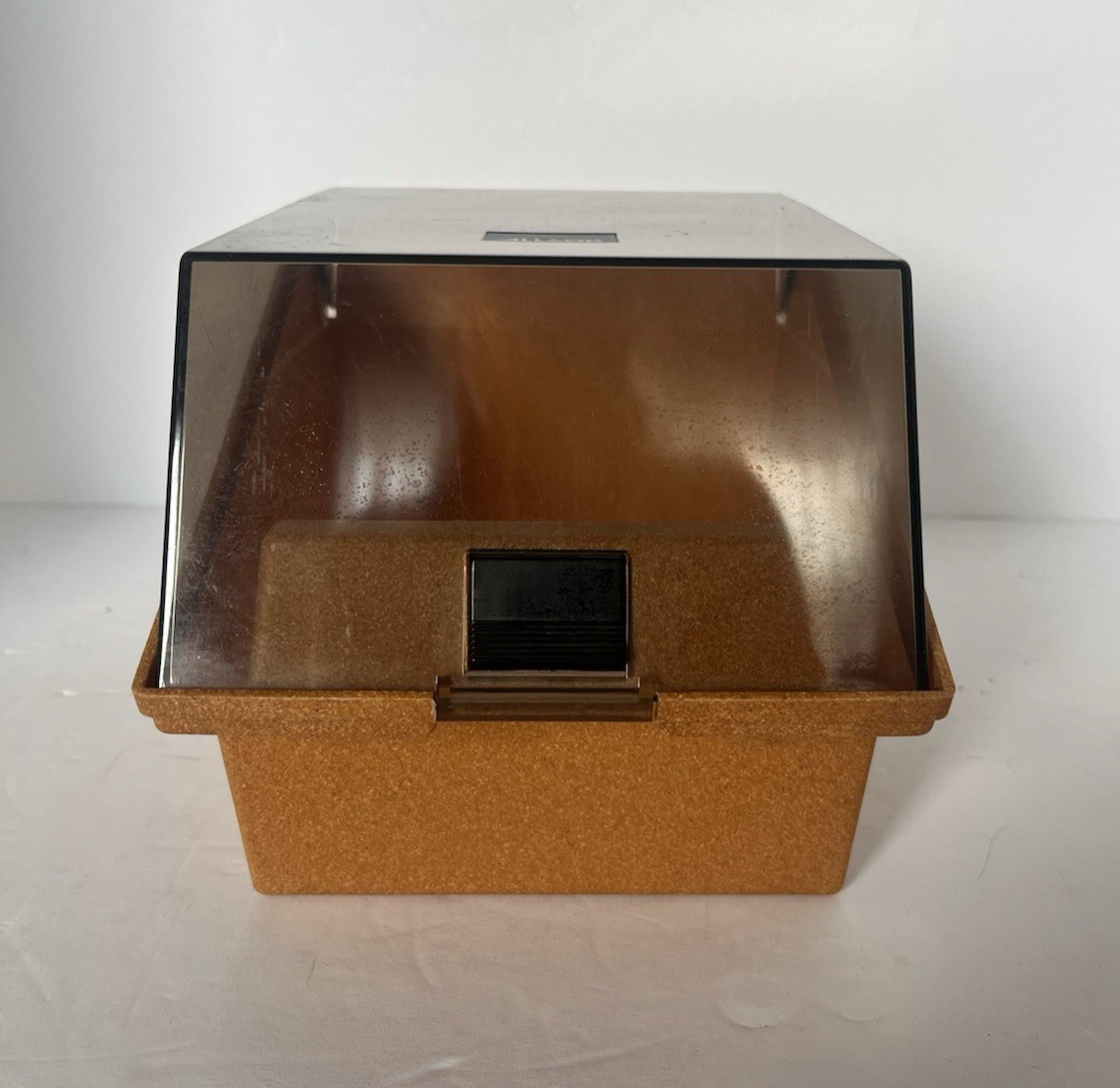 Vintage Allsop Disk File/60 5.25" Floppy Disk Storage Case Organizer