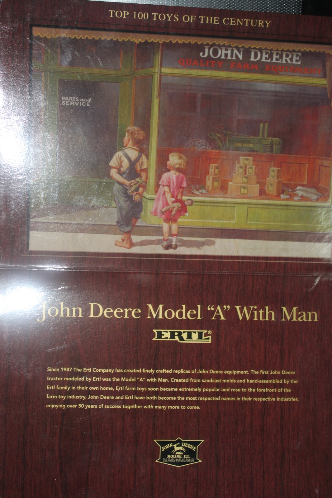 1/16 JOHN DEERE GOLD A W/MAN