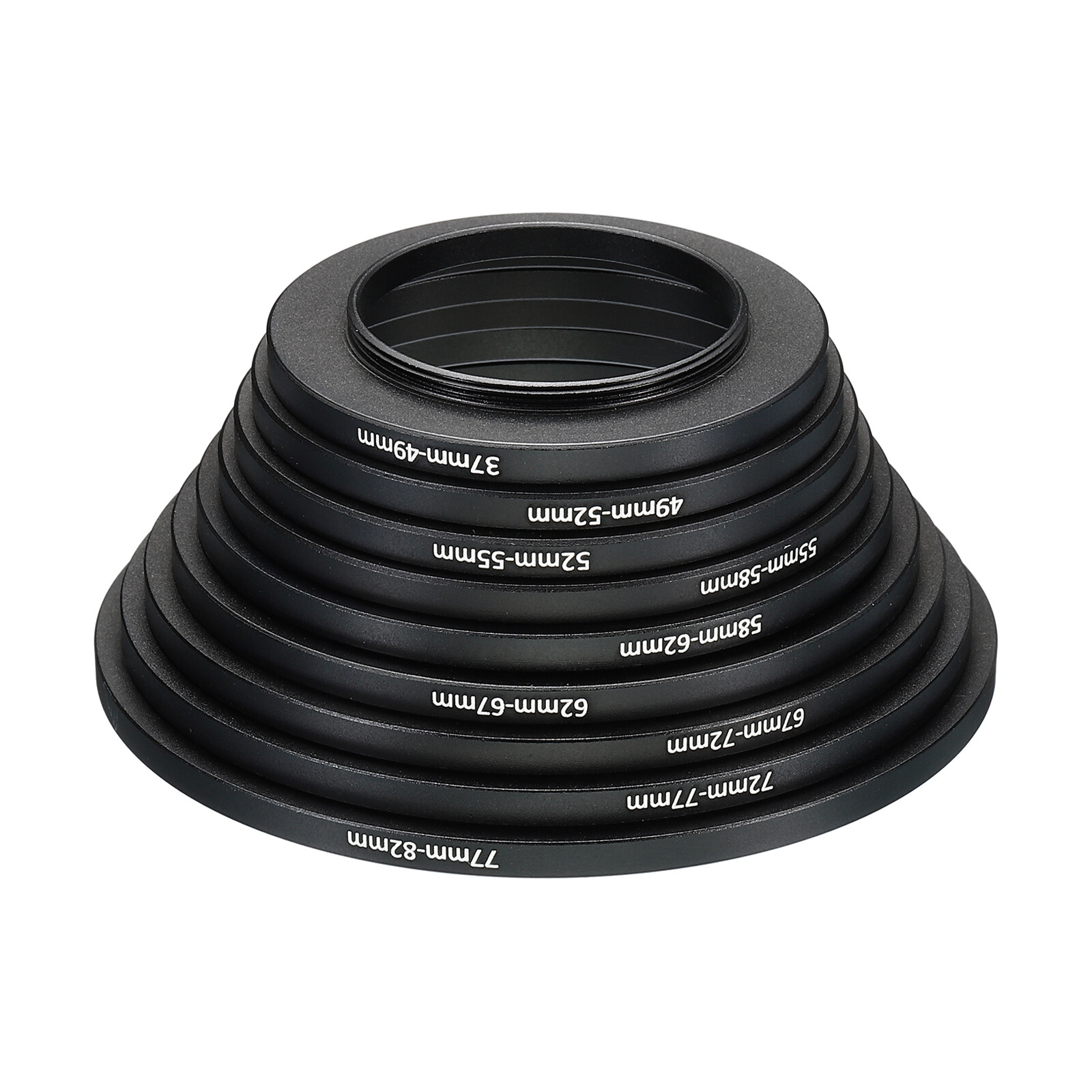 Camera Lens Set Up Rings 9 Pack Set Lens Filter Adapter Ring Accessories