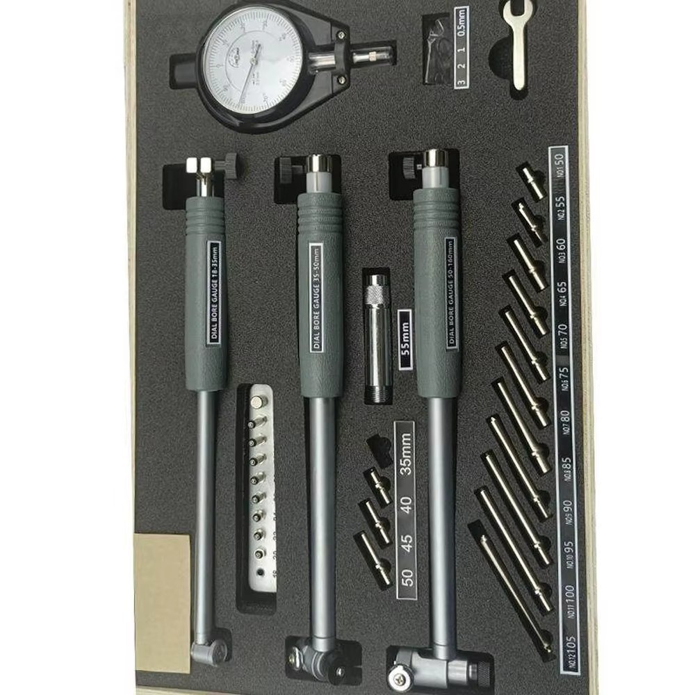 18-160Mm Inside Micrometer Bore Gauge Dial Indicator Cylinder Measuring Tool