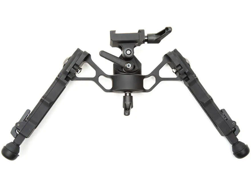 Accu-Tac FC-4 Gen 2 Bipod Arca Rail Mount 5.5" to 8.5" Aluminum Black FCAS-G204