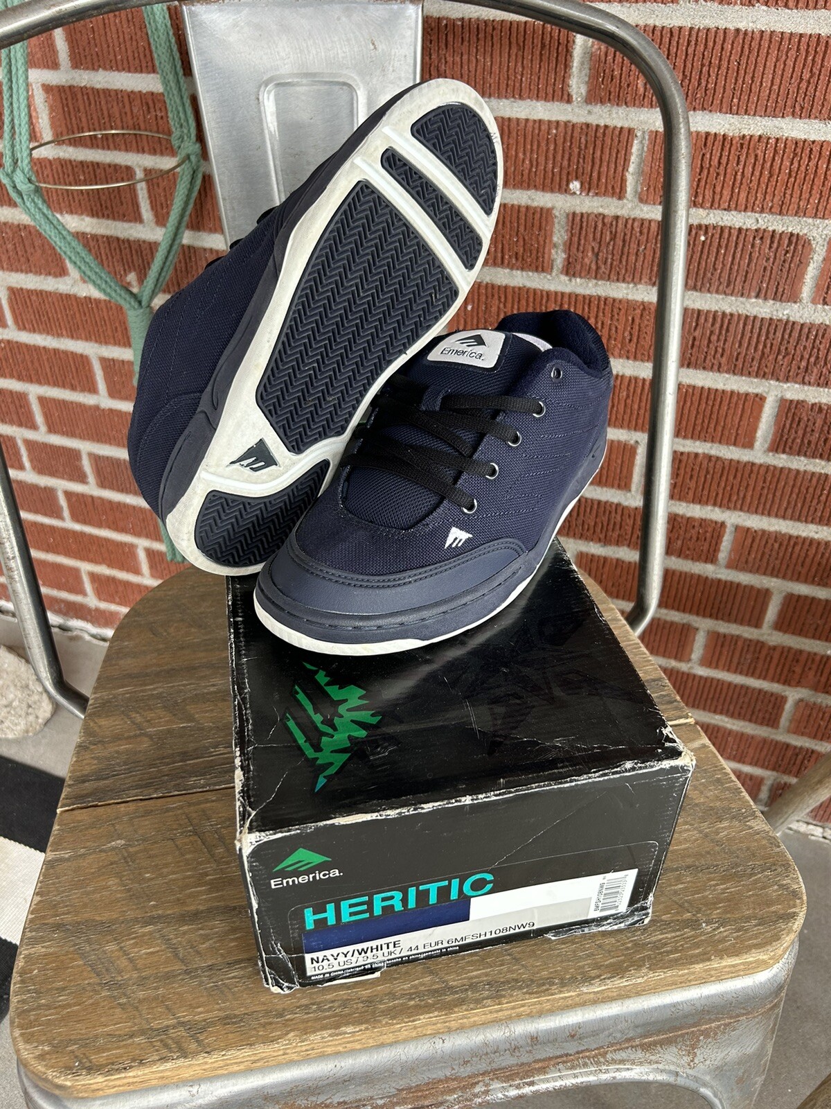 Vintage Rare Emerica Heritic Skate Skateboarding Shoes Corey Duffel Read Sk8 New