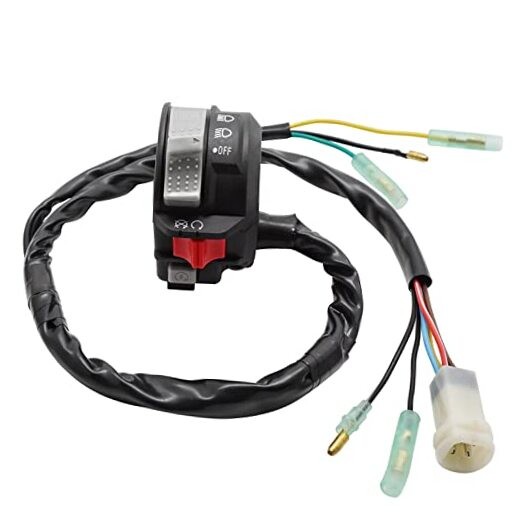 Handlebar Switch Control Start Stop Kill Headlight Button for Yamaha Breeze