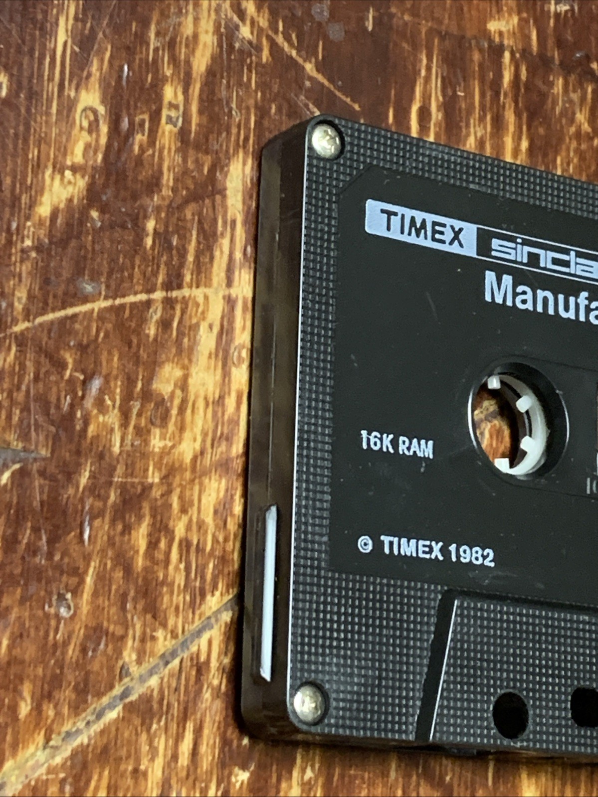 Timex Sinclair 1000 Manufacturing Control Computer Cassette Tape - Vintage