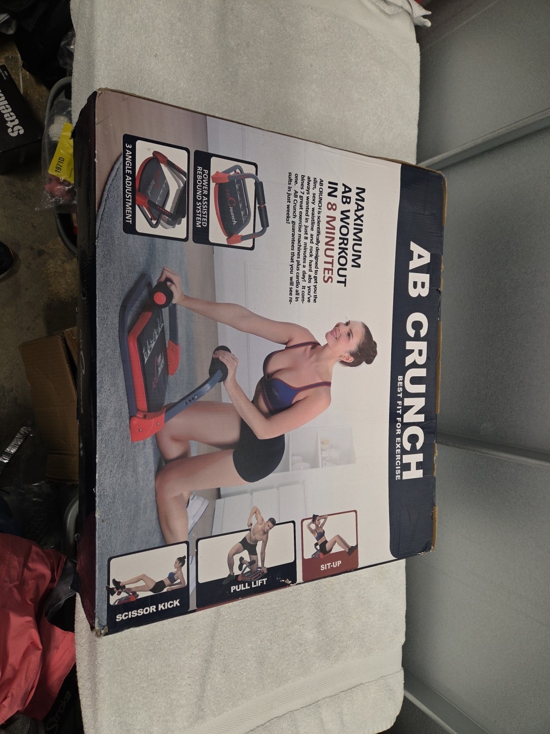  Ab Crunch Machine for Home Gym Workout Strength Training, Black (Brand New)