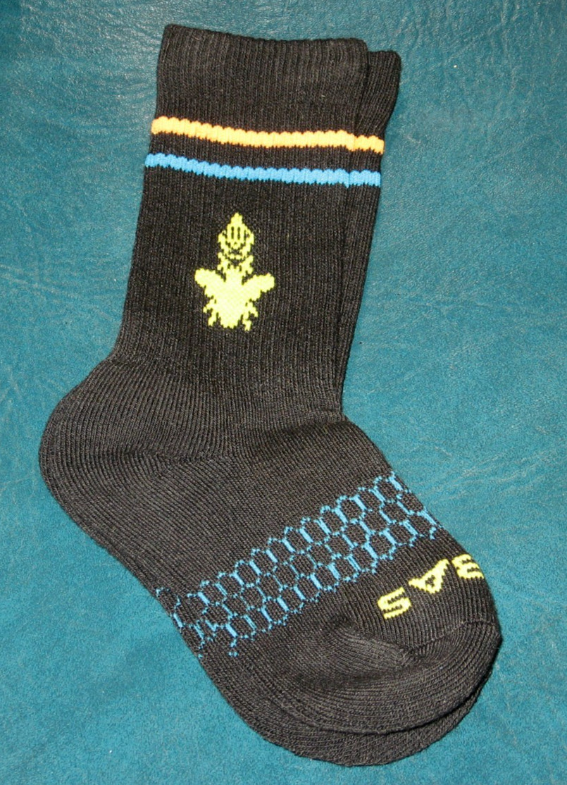 (3) Pairs of Brand New Bombas Socks Men's X-Small Black Cushioned Crew Socks