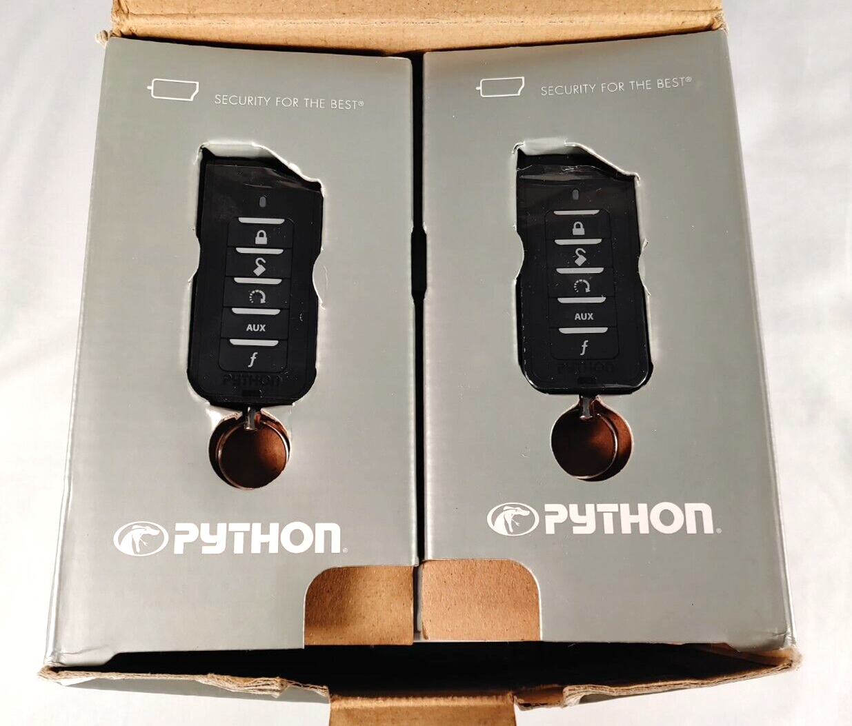Python 1-Way (2) Fob Remote Start - Lock/Unlock Super-Code Smartphone Compatible