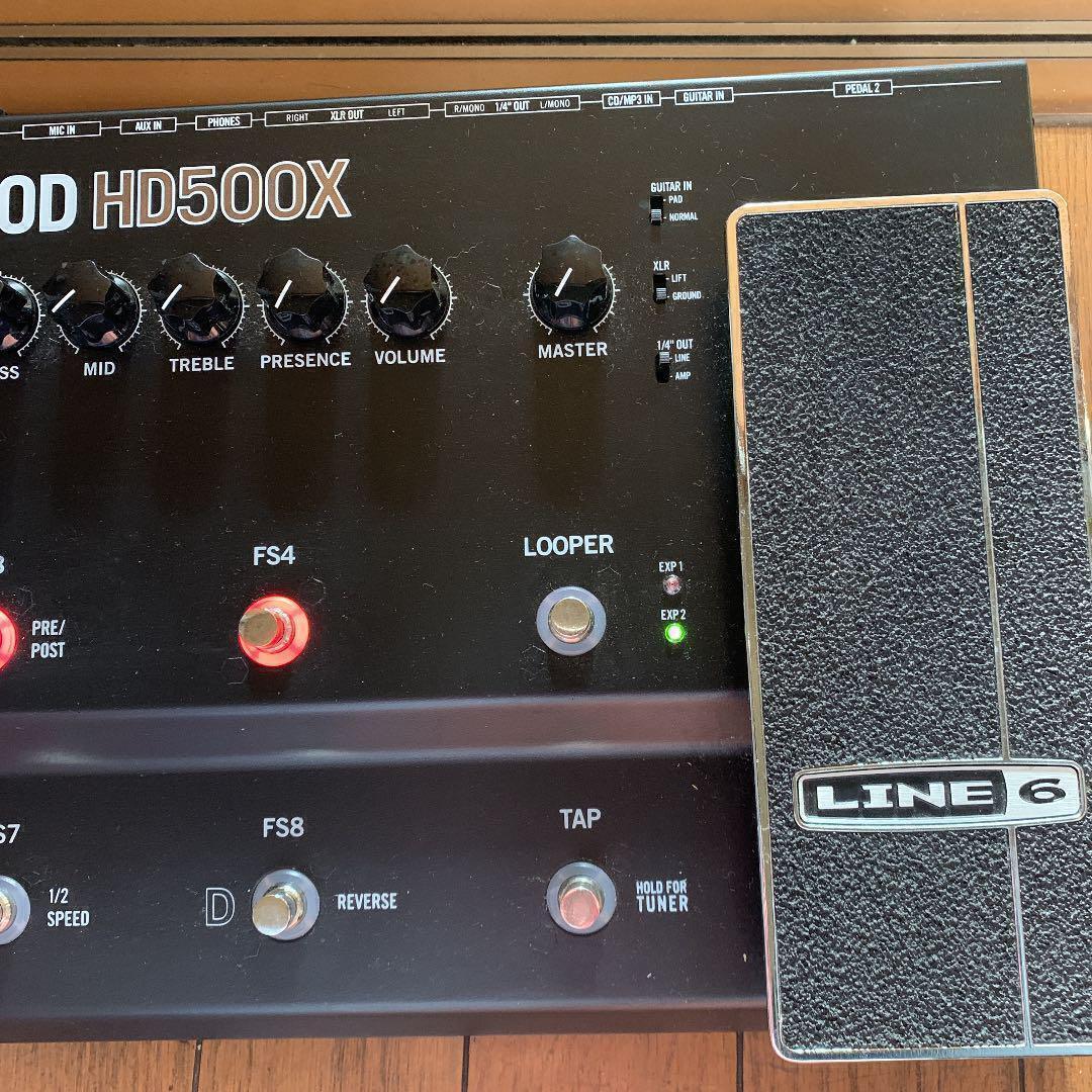 Line6 POD HD500X Multi-Effects Guitar Pedal Amp Simulator Floor Processor Tested