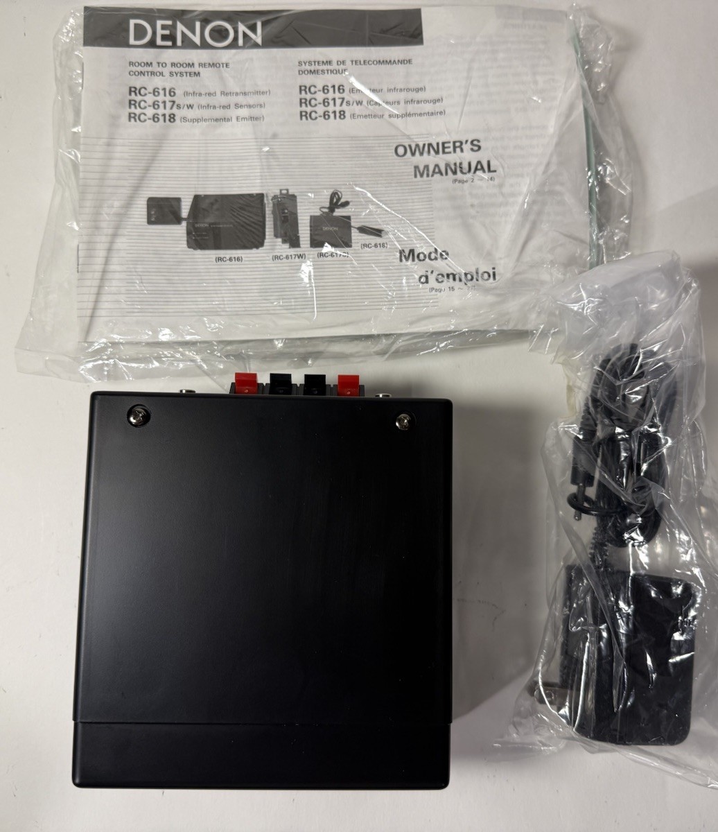 Brand New Denon RC-616 IR ReTransmitter Room to Room Control System Open Box
