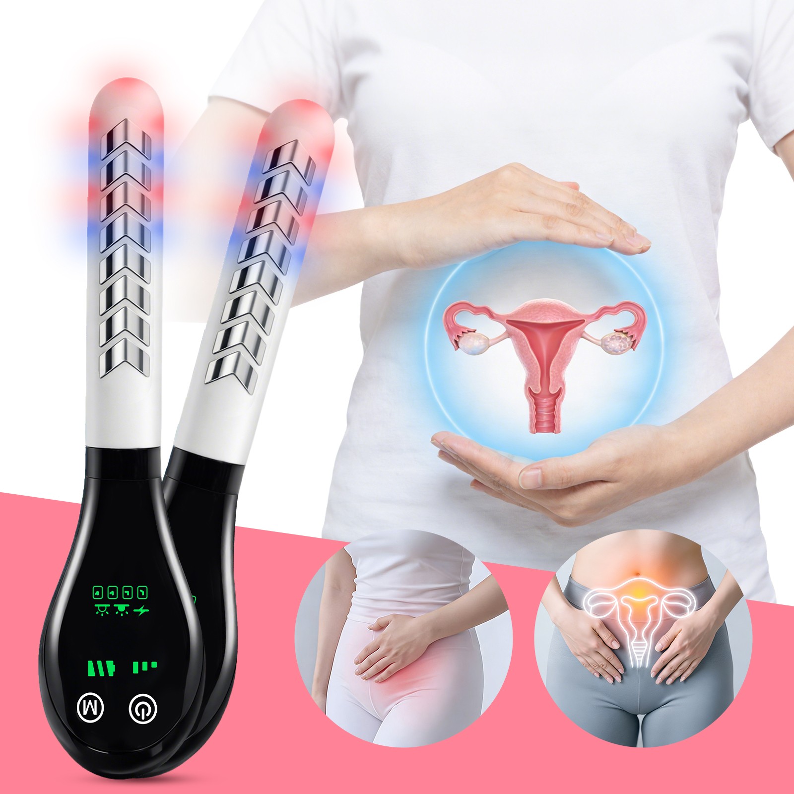 Pelvic Floor Physical Therapy Electric Trainer Kegel System Vaginal Wand