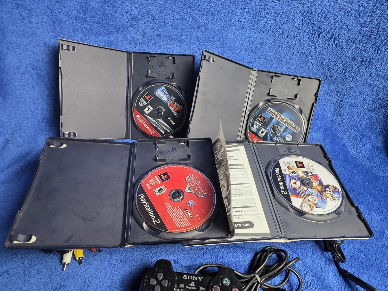 Sony PlayStation 2 PS2 Fat Console Bundle SCPH-50001 TESTED/WORKING Ships TODAY!