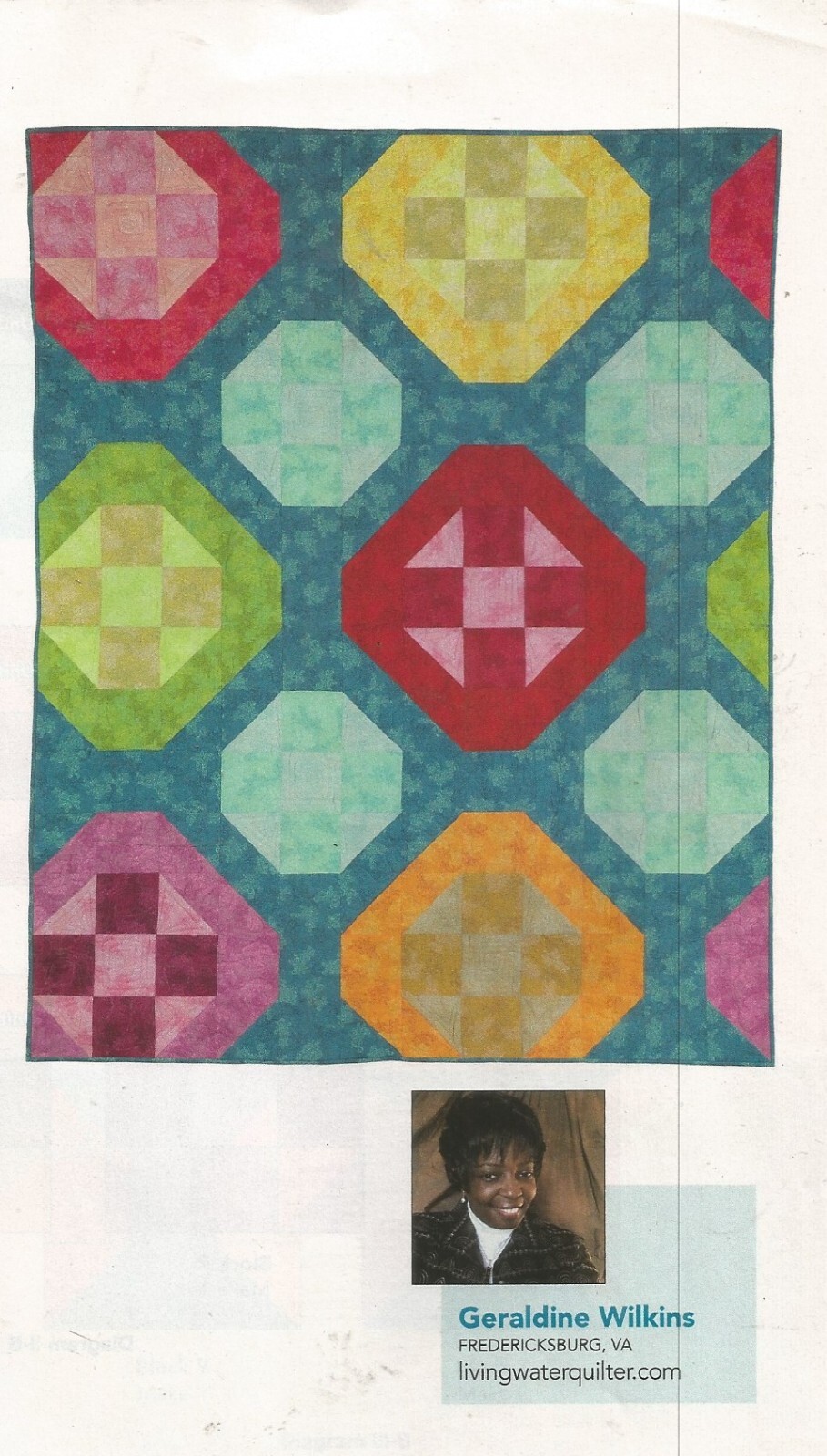 E0346 SWEET CANDY QUILT PATTERN/INSTRUCTIONS
