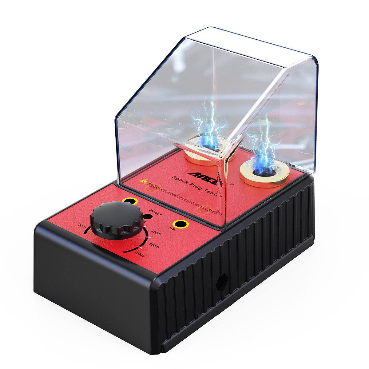 Car 12V Dual Hole Spark Plug Tester Diagnostic Tool Gasoline Ignition Analyzer